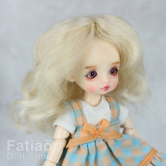 【Fatiao Doll Shop】FWF-039M 娃用假髮 多色 / 3-4吋 BJD 12分 pukipuki