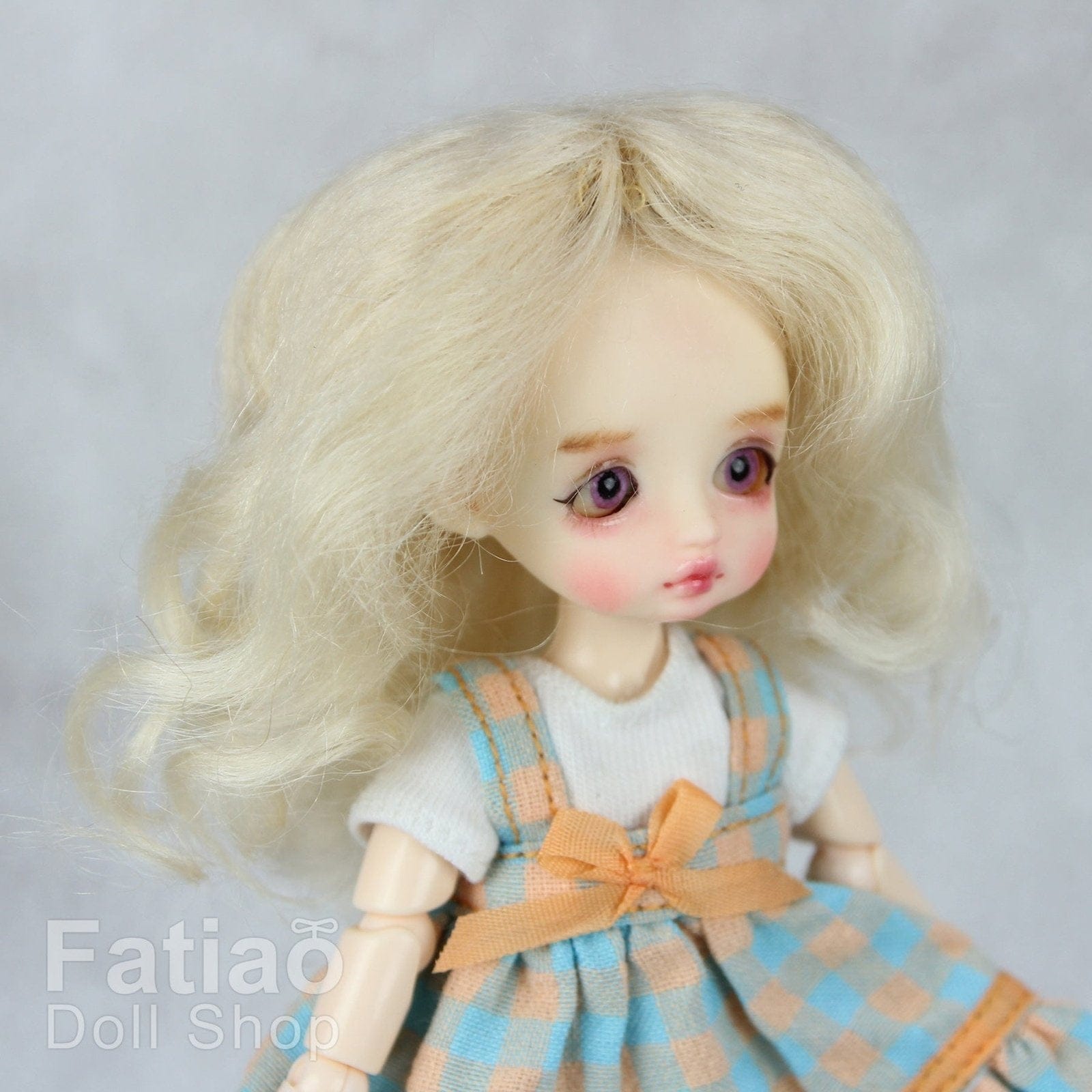 【Fatiao Doll Shop】FWF-039M 娃用假髮 多色 / 3-4吋 BJD 12分 pukipuki