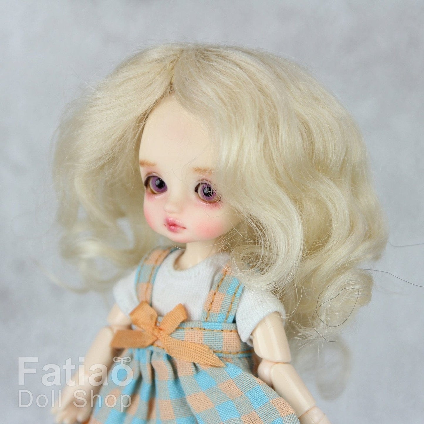 【Fatiao Doll Shop】FWF-039M 娃用假髮 多色 / 3-4吋 BJD 12分 pukipuki