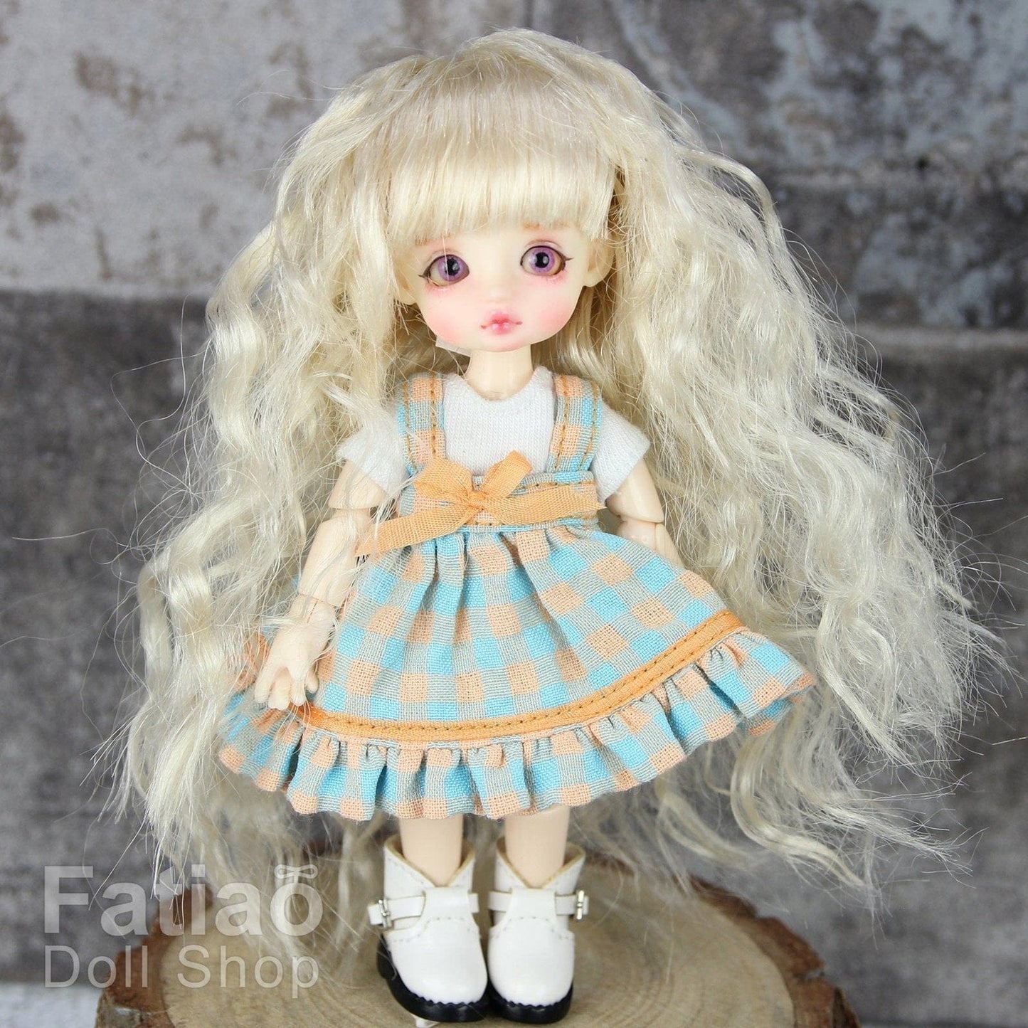 【Fatiao Doll Shop】FWF-041 娃用假髮 多色 / 3-4吋 BJD 12分 pukipuki