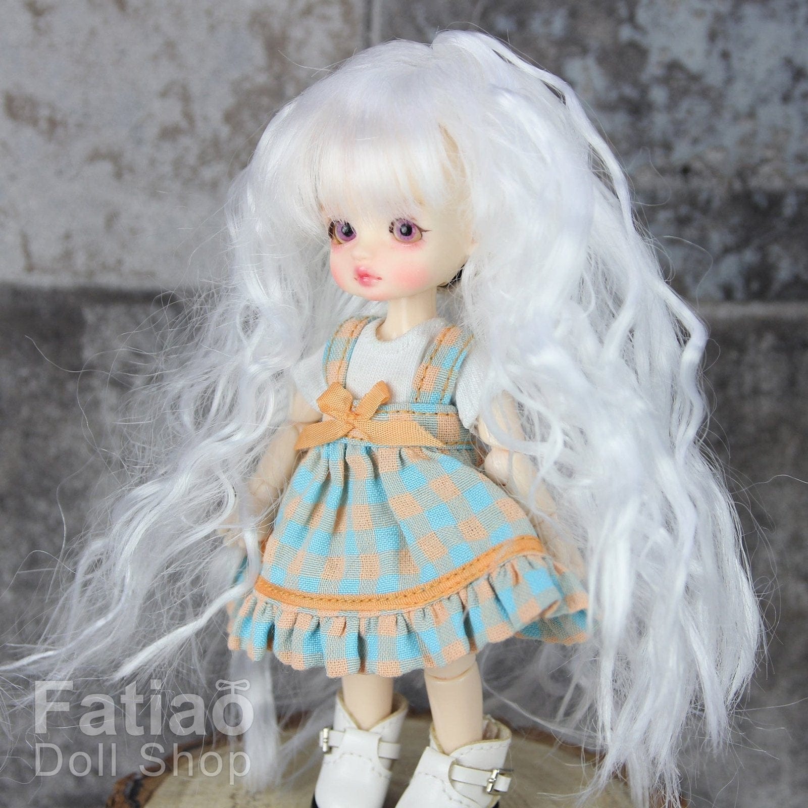 【Fatiao Doll Shop】FWF-041 娃用假髮 多色 / 3-4吋 BJD 12分 pukipuki