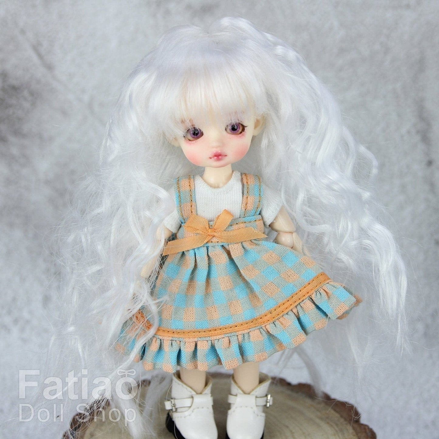 【Fatiao Doll Shop】FWF-041 娃用假髮 多色 / 3-4吋 BJD 12分 pukipuki