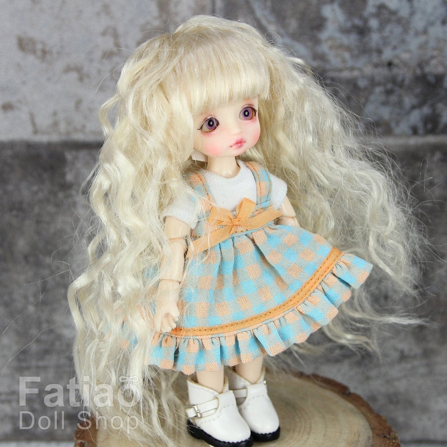 【Fatiao Doll Shop】FWF-041 娃用假髮 多色 / 3-4吋 BJD 12分 pukipuki