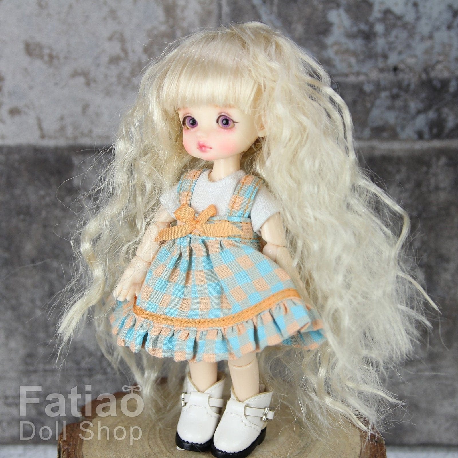 【Fatiao Doll Shop】FWF-041 娃用假髮 多色 / 3-4吋 BJD 12分 pukipuki