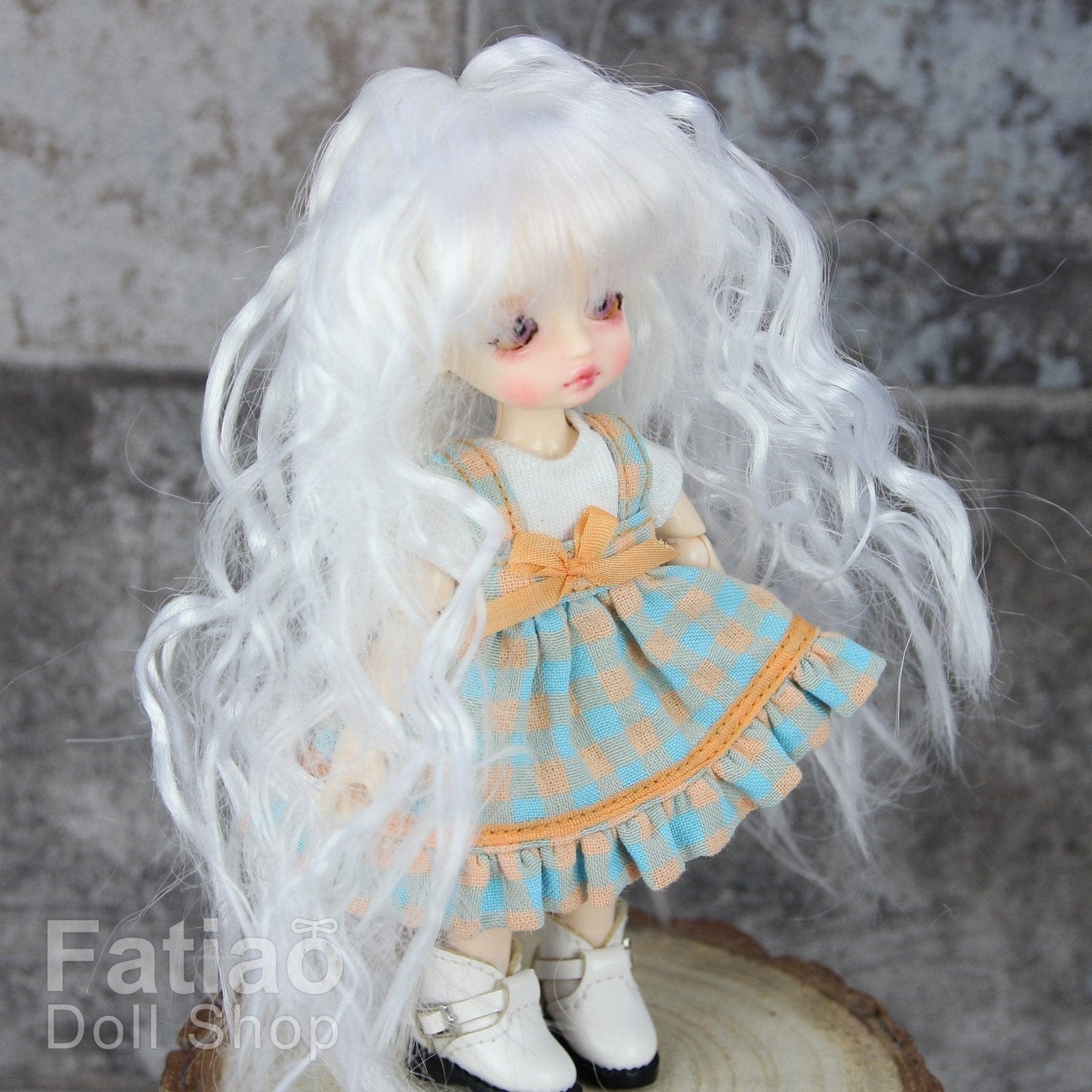 【Fatiao Doll Shop】FWF-041 娃用假髮 多色 / 3-4吋 BJD 12分 pukipuki