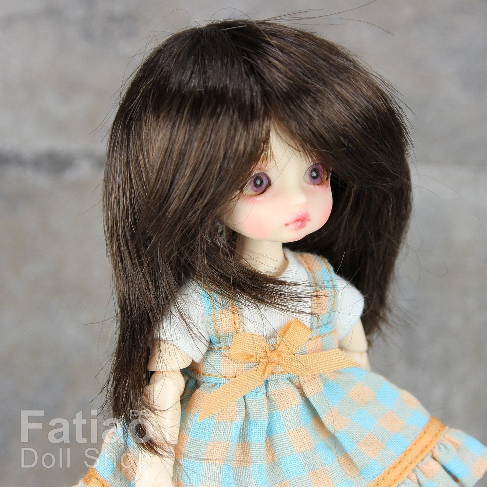 【Fatiao Doll Shop】FWF-046 娃用假髮 多色 / 3-4吋 BJD 12分 pukipuki