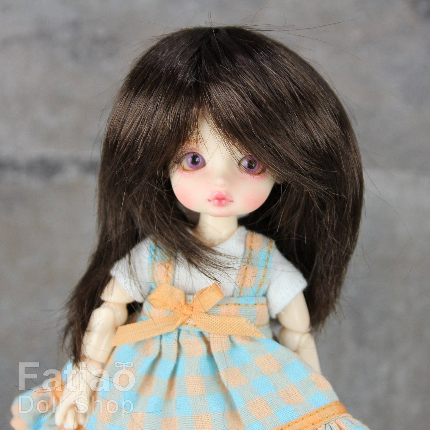 【Fatiao Doll Shop】FWF-046 娃用假髮 多色 / 3-4吋 BJD 12分 pukipuki