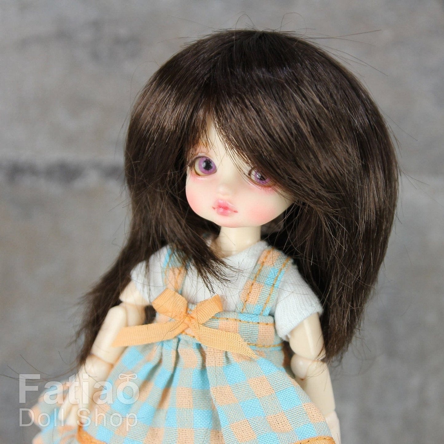 【Fatiao Doll Shop】FWF-046 娃用假髮 多色 / 3-4吋 BJD 12分 pukipuki