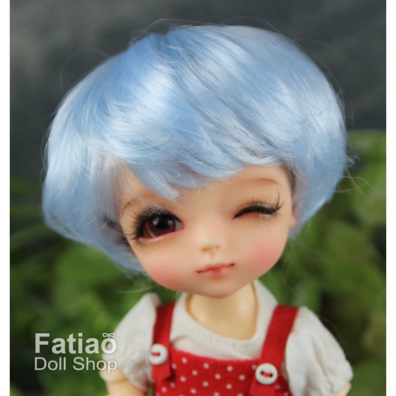 【Fatiao Doll Shop】FWF-053 娃用假髮 多色 / 5-6吋 BJD 8分