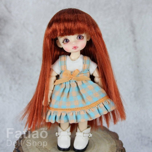 【Fatiao Doll Shop】FWF-056 娃用假髮 多色 / 3-4吋 BJD 12分 pukipuki