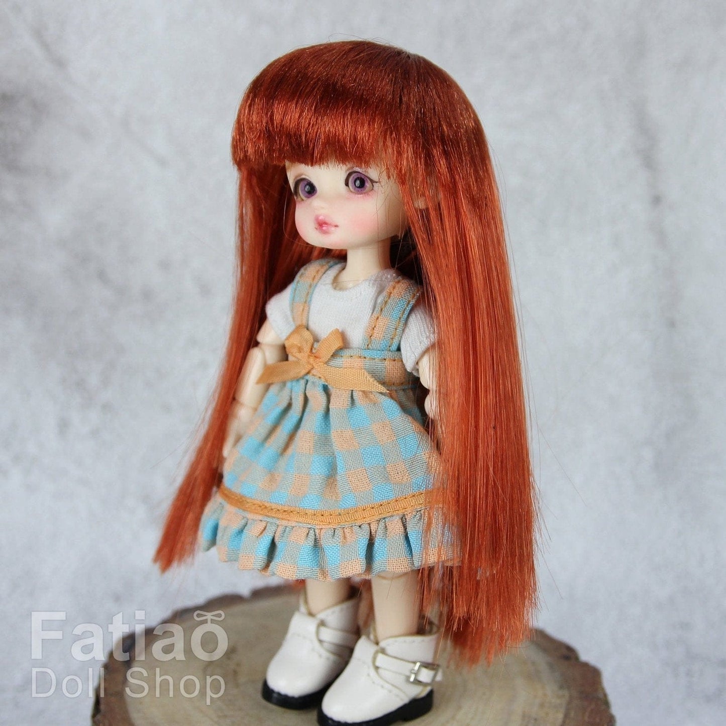 【Fatiao Doll Shop】FWF-056 娃用假髮 多色 / 3-4吋 BJD 12分 pukipuki