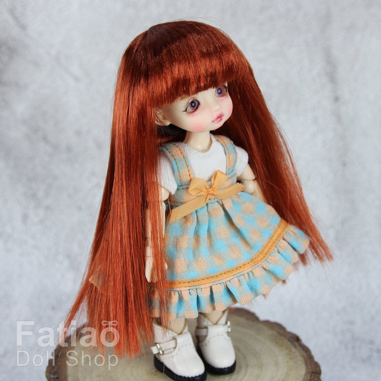 【Fatiao Doll Shop】FWF-056 娃用假髮 多色 / 3-4吋 BJD 12分 pukipuki