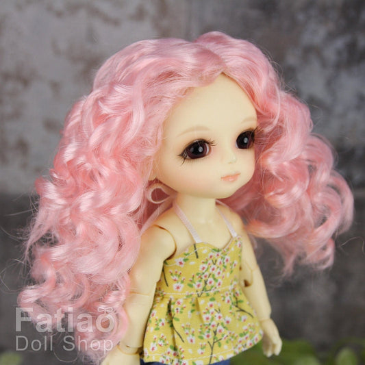 【Fatiao Doll Shop】FWF-073 娃用假髮 多色 / 5-6吋 BJD 8分