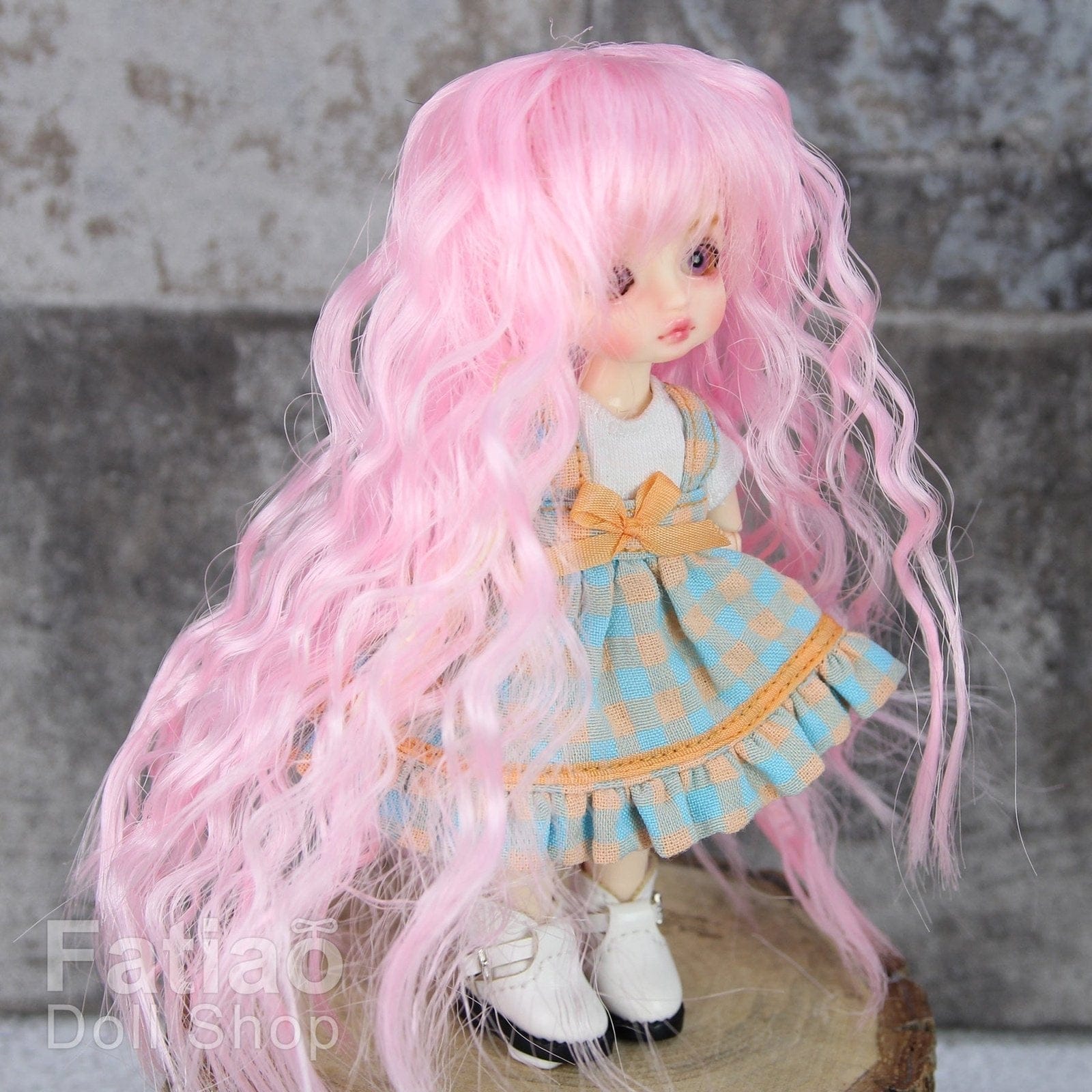 【Fatiao Doll Shop】FWF-085 娃用假髮 多色 / 3-4吋 BJD 12分 pukipuki