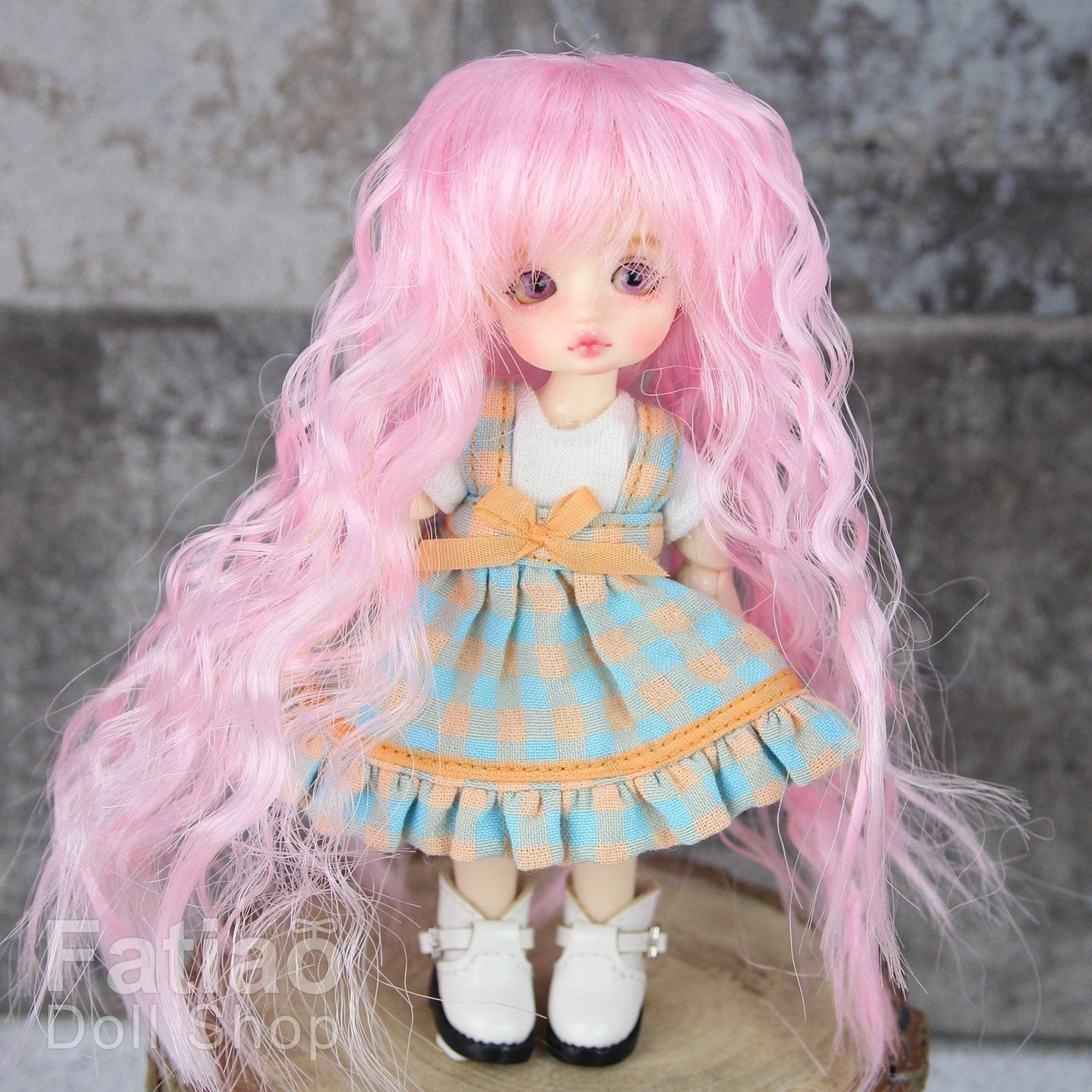 【Fatiao Doll Shop】FWF-085 娃用假髮 多色 / 3-4吋 BJD 12分 pukipuki