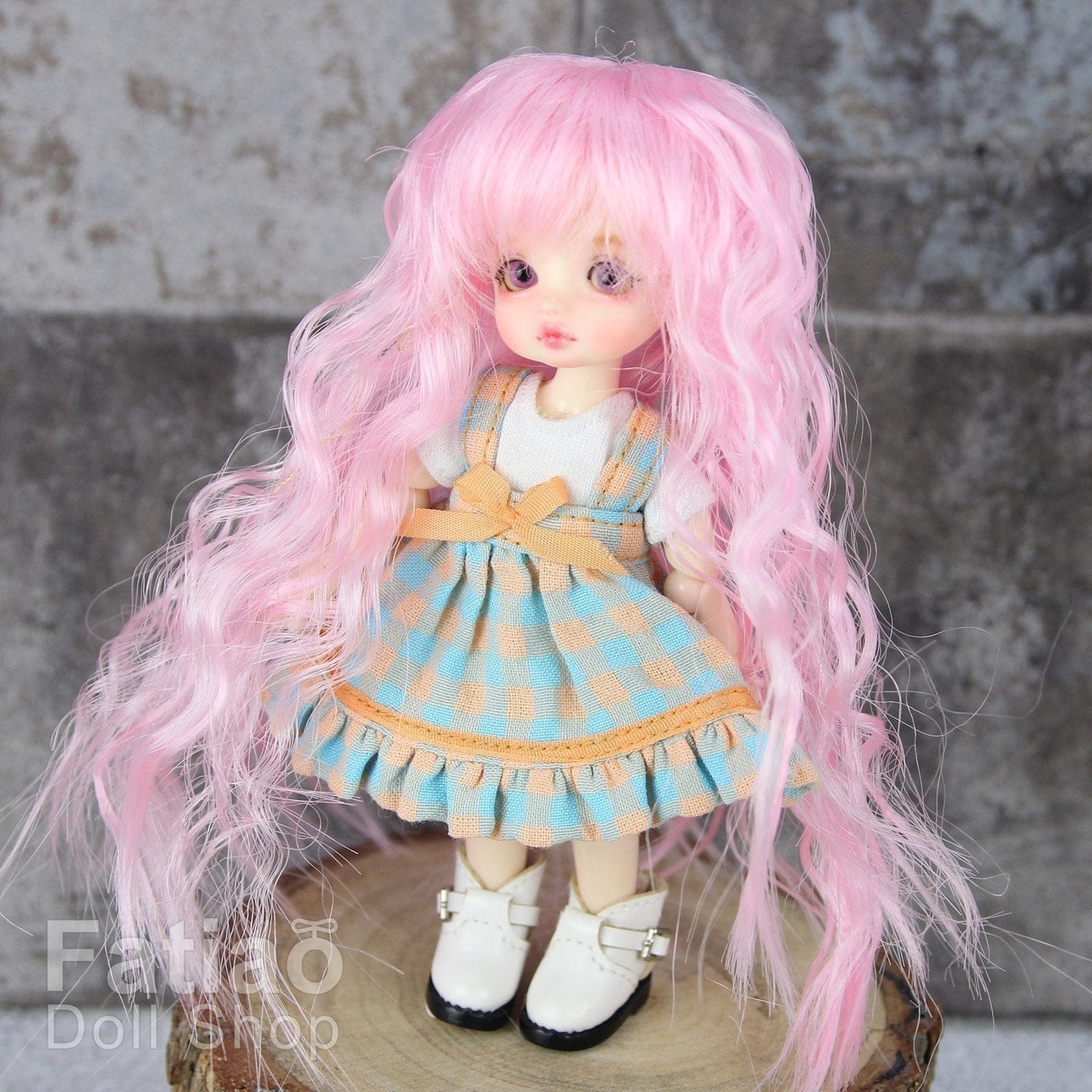 【Fatiao Doll Shop】FWF-085 娃用假髮 多色 / 3-4吋 BJD 12分 pukipuki