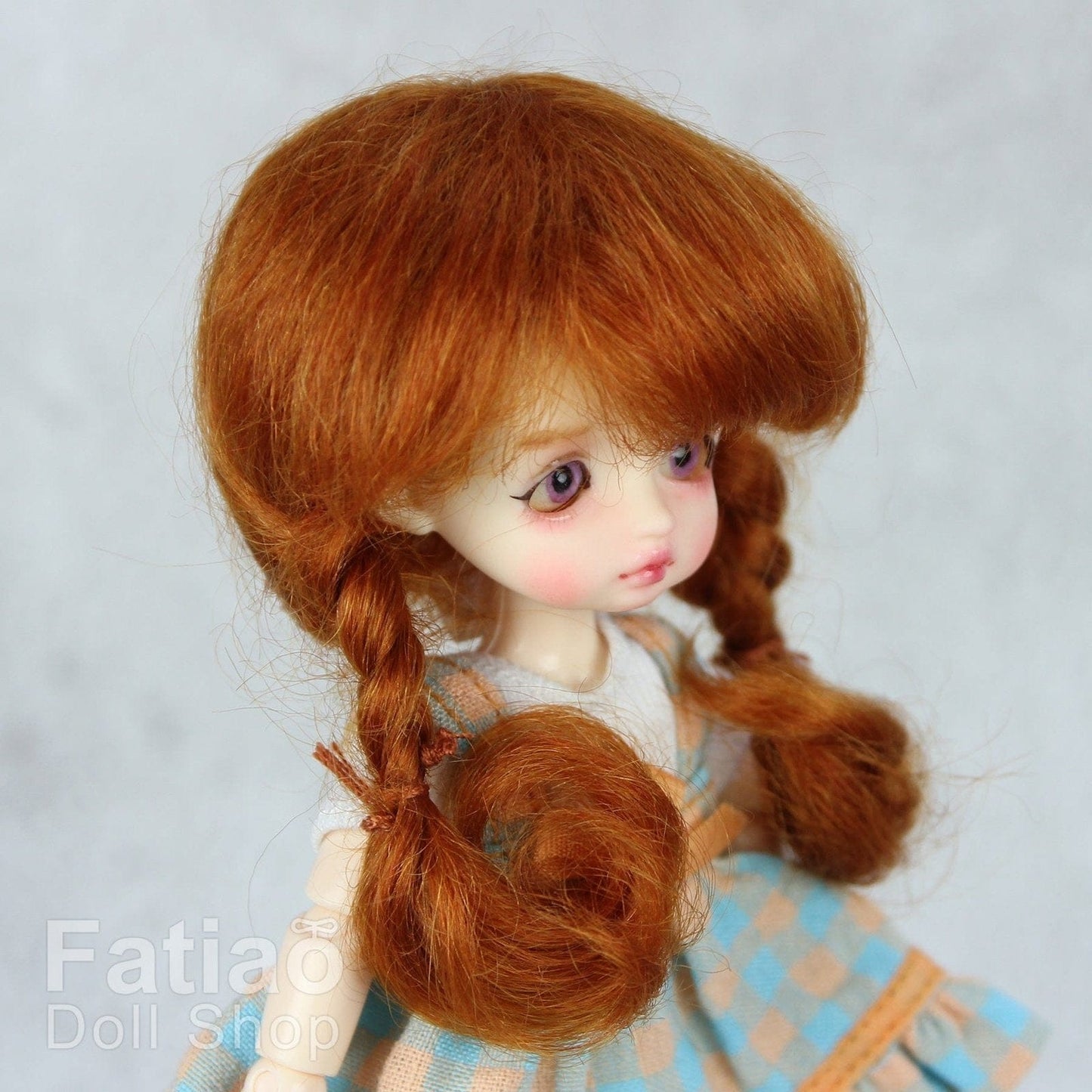 【Fatiao Doll Shop】FWF-143M 娃用假髮 多色 / 3-4吋 BJD 12分 pukipuki