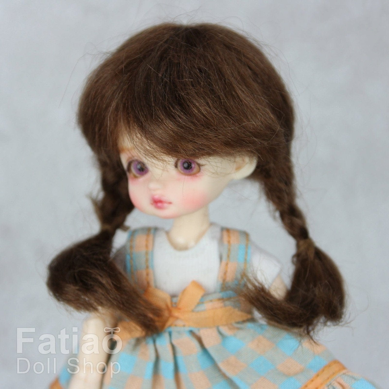 【Fatiao Doll Shop】FWF-143M 娃用假髮 多色 / 3-4吋 BJD 12分 pukipuki