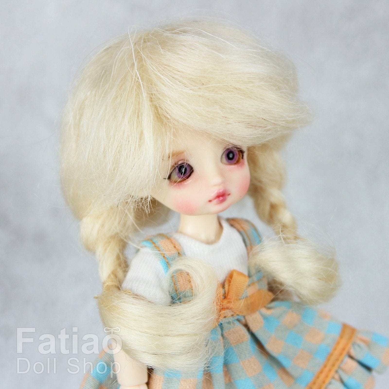 【Fatiao Doll Shop】FWF-143M 娃用假髮 多色 / 3-4吋 BJD 12分 pukipuki