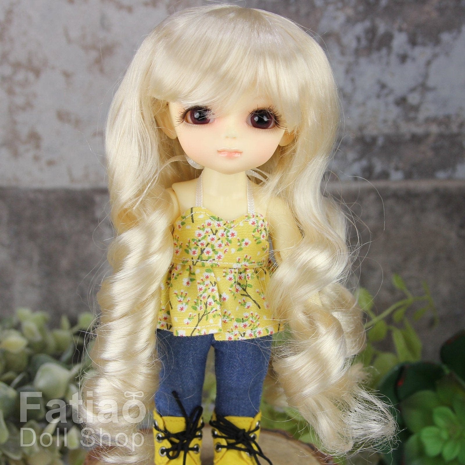 【Fatiao Doll Shop】FWF-153 娃用假髮 多色 / 5-6吋 BJD 8分