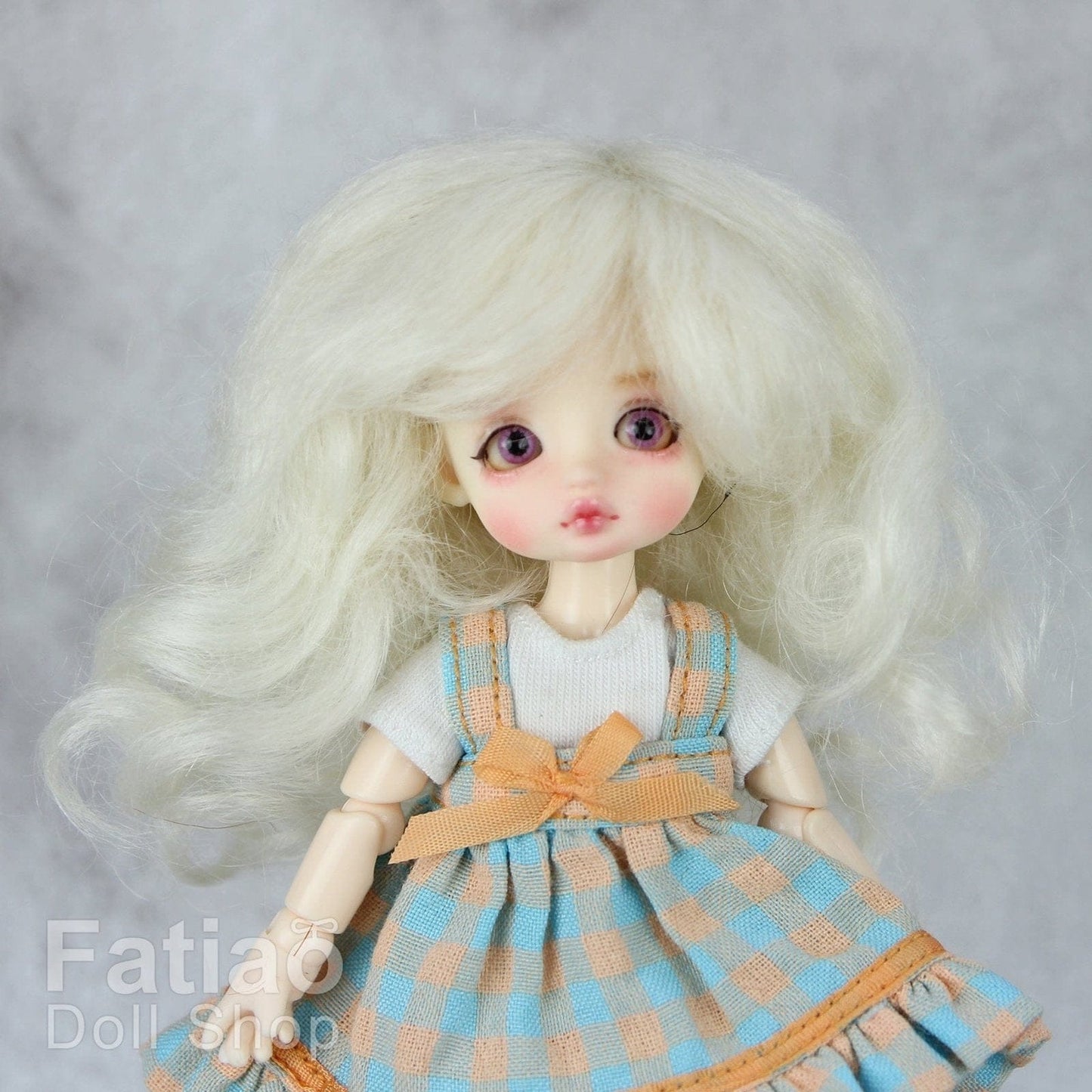 【Fatiao Doll Shop】FWF-20313M 娃用假髮 多色 / 3-4吋 BJD 12分 pukipuki