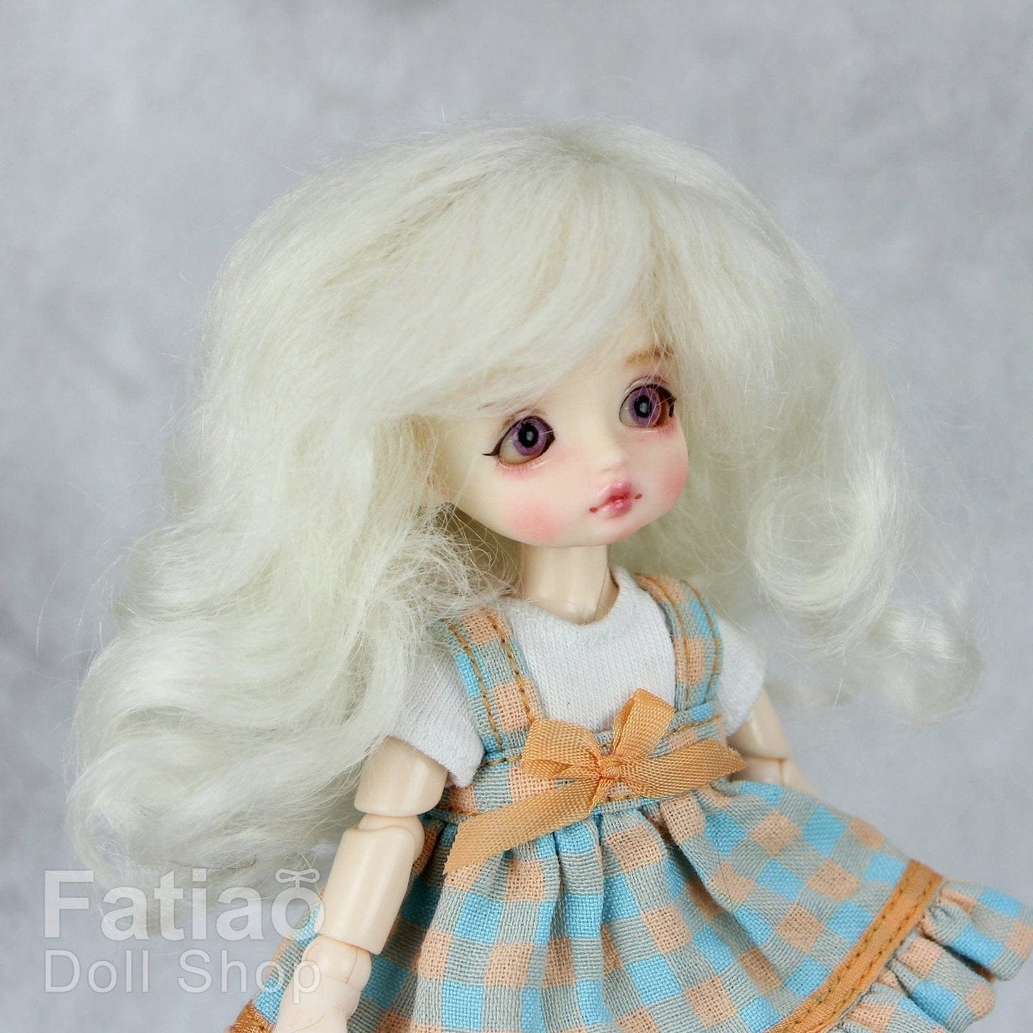 【Fatiao Doll Shop】FWF-20313M 娃用假髮 多色 / 3-4吋 BJD 12分 pukipuki