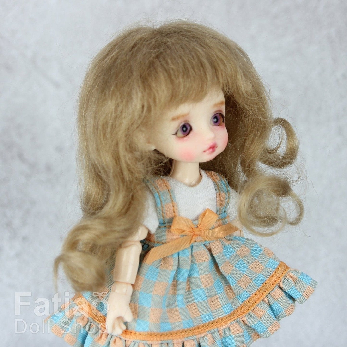 【Fatiao Doll Shop】FWF-20313M 娃用假髮 多色 / 3-4吋 BJD 12分 pukipuki