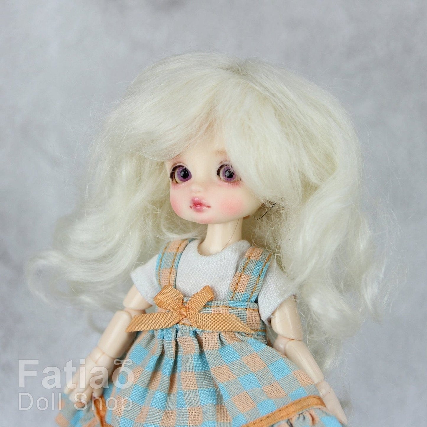 【Fatiao Doll Shop】FWF-20313M 娃用假髮 多色 / 3-4吋 BJD 12分 pukipuki