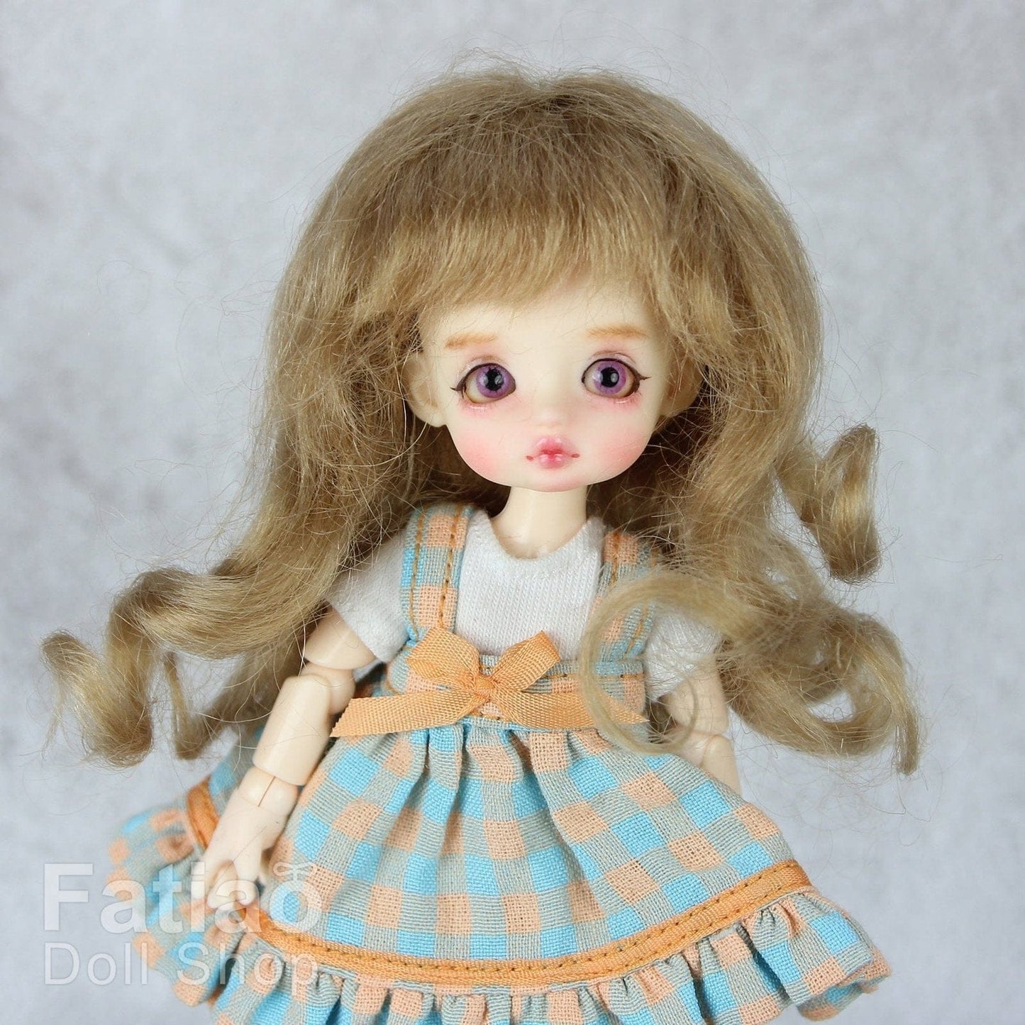 【Fatiao Doll Shop】FWF-20313M 娃用假髮 多色 / 3-4吋 BJD 12分 pukipuki