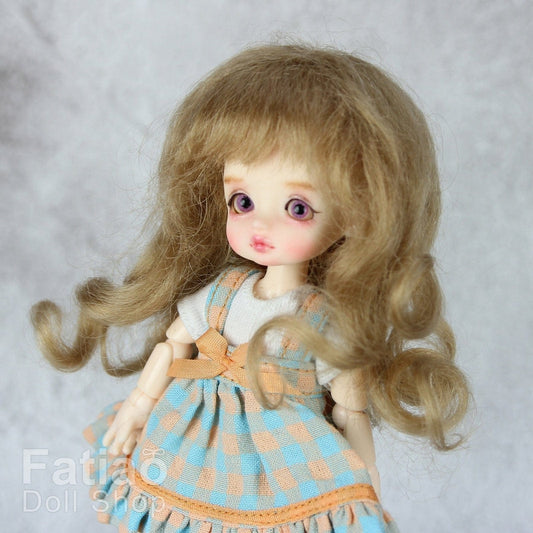 【Fatiao Doll Shop】FWF-20313M 娃用假髮 多色 / 3-4吋 BJD 12分 pukipuki