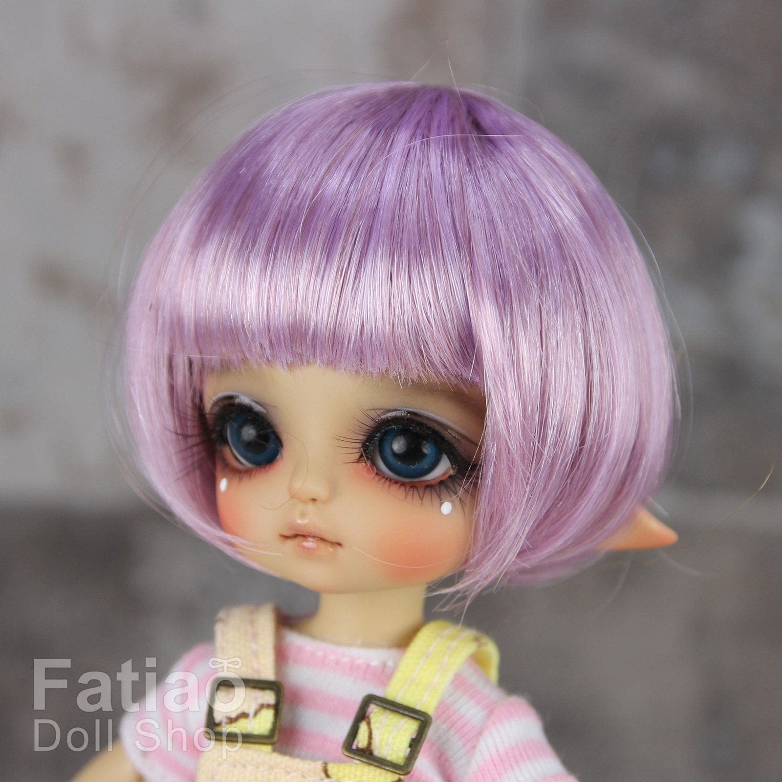 【Fatiao Doll Shop】FWF-256 娃用假髮 多色 / 5-6吋 BJD 8分