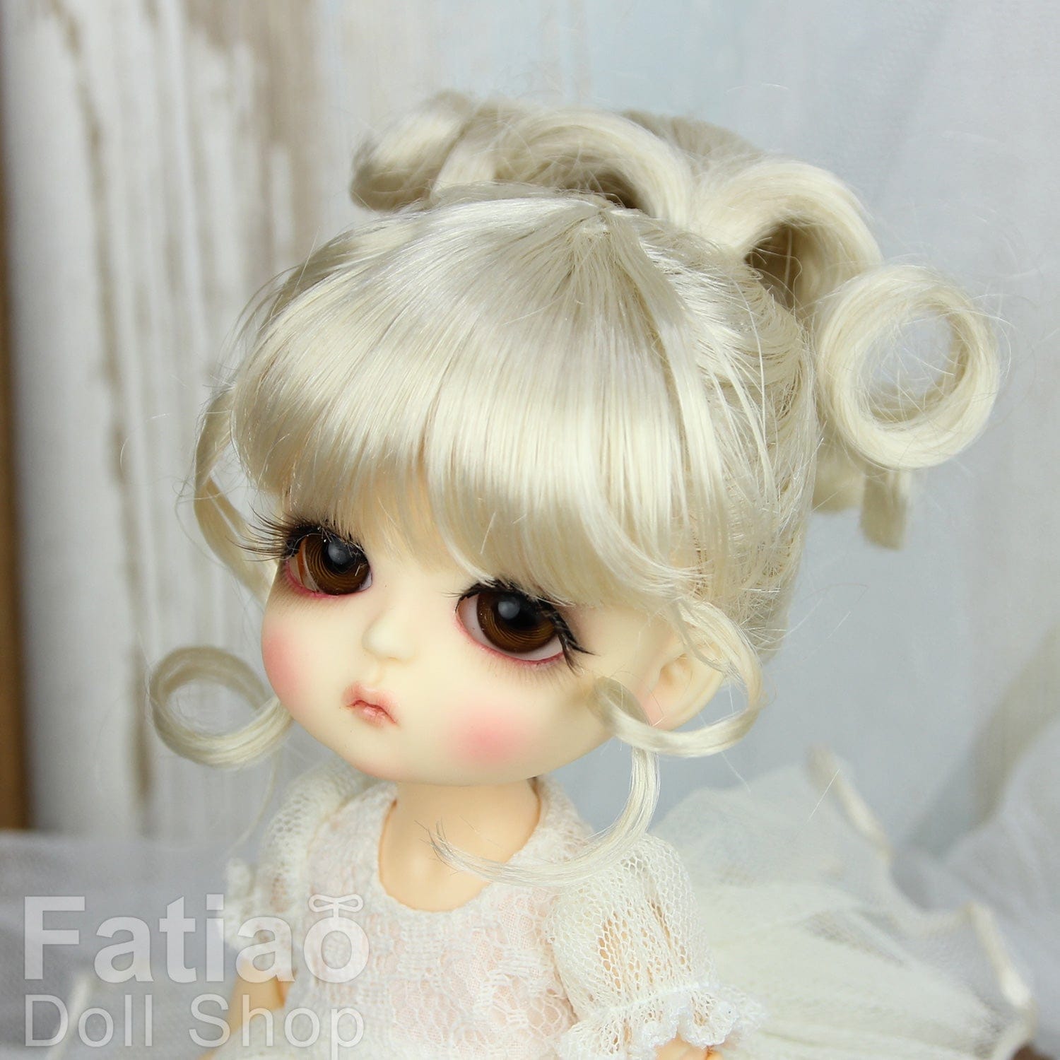 【Fatiao Doll Shop】FWF-261 娃用假髮 多色 / 5-6吋 BJD 8分