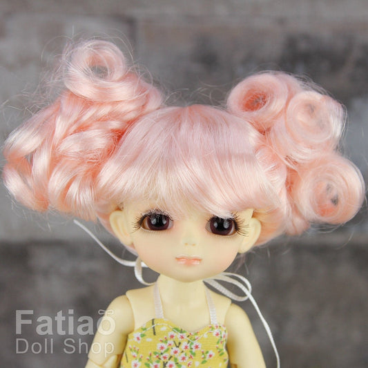 【Fatiao Doll Shop】FWF-275 娃用假髮 多色 / 5-6吋 BJD 8分