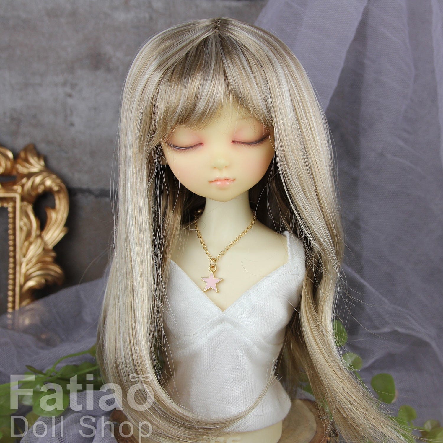 【Fatiao Doll Shop】FWF-371 娃用假髮 多色 / 7-8吋 BJD 4分