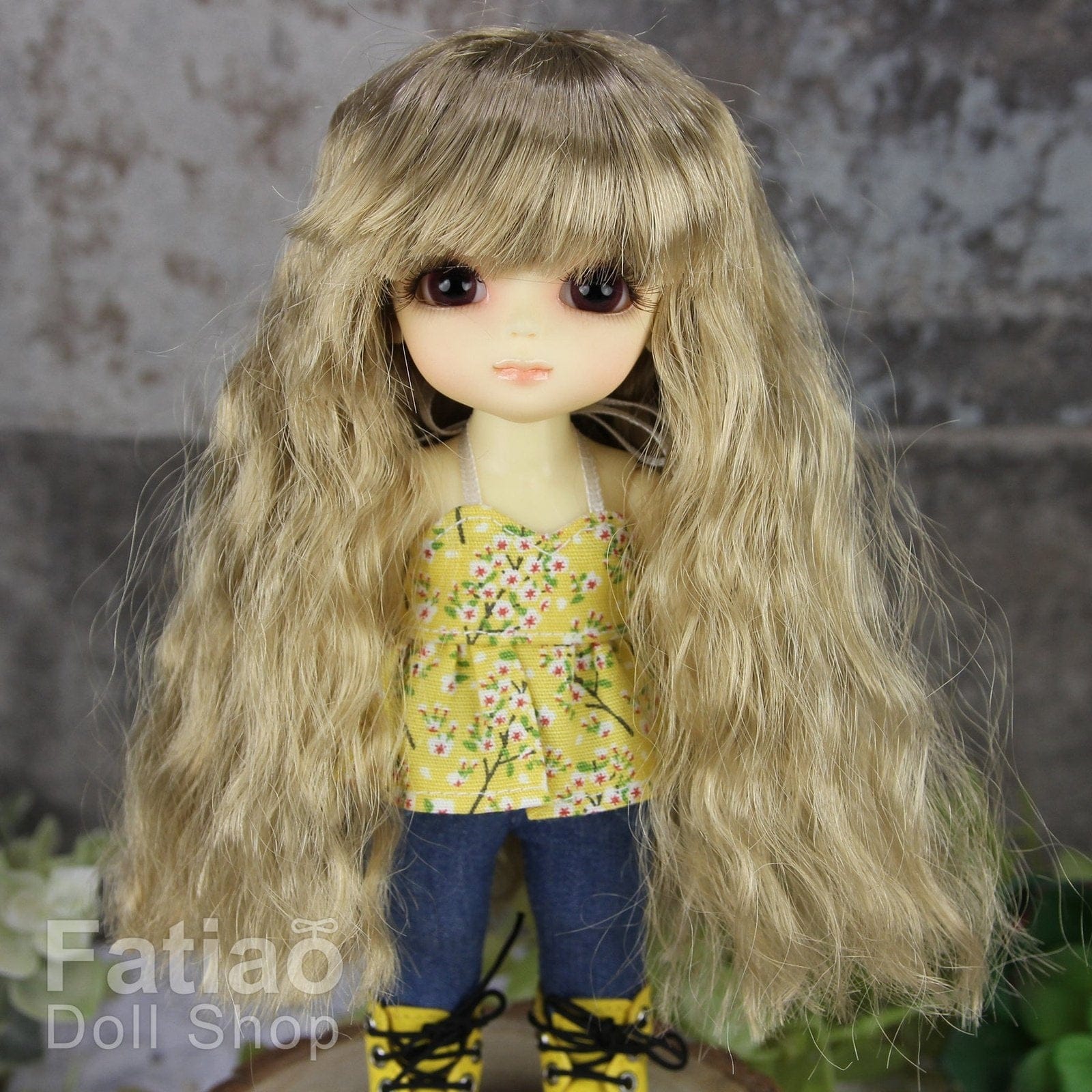 【Fatiao Doll Shop】FWF-402 娃用假髮 多色 / 5-6吋 BJD 8分