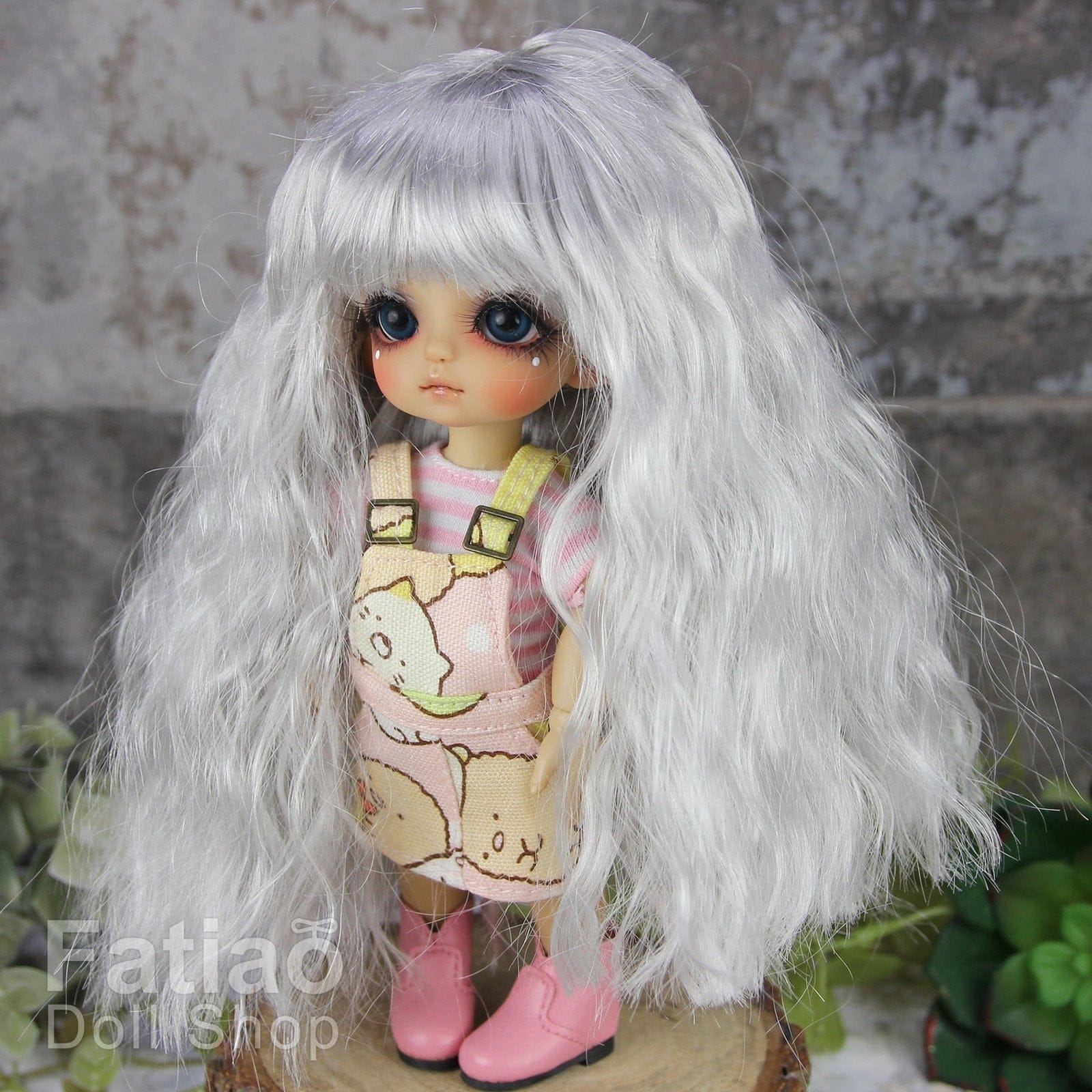 【Fatiao Doll Shop】FWF-402 娃用假髮 多色 / 5-6吋 BJD 8分