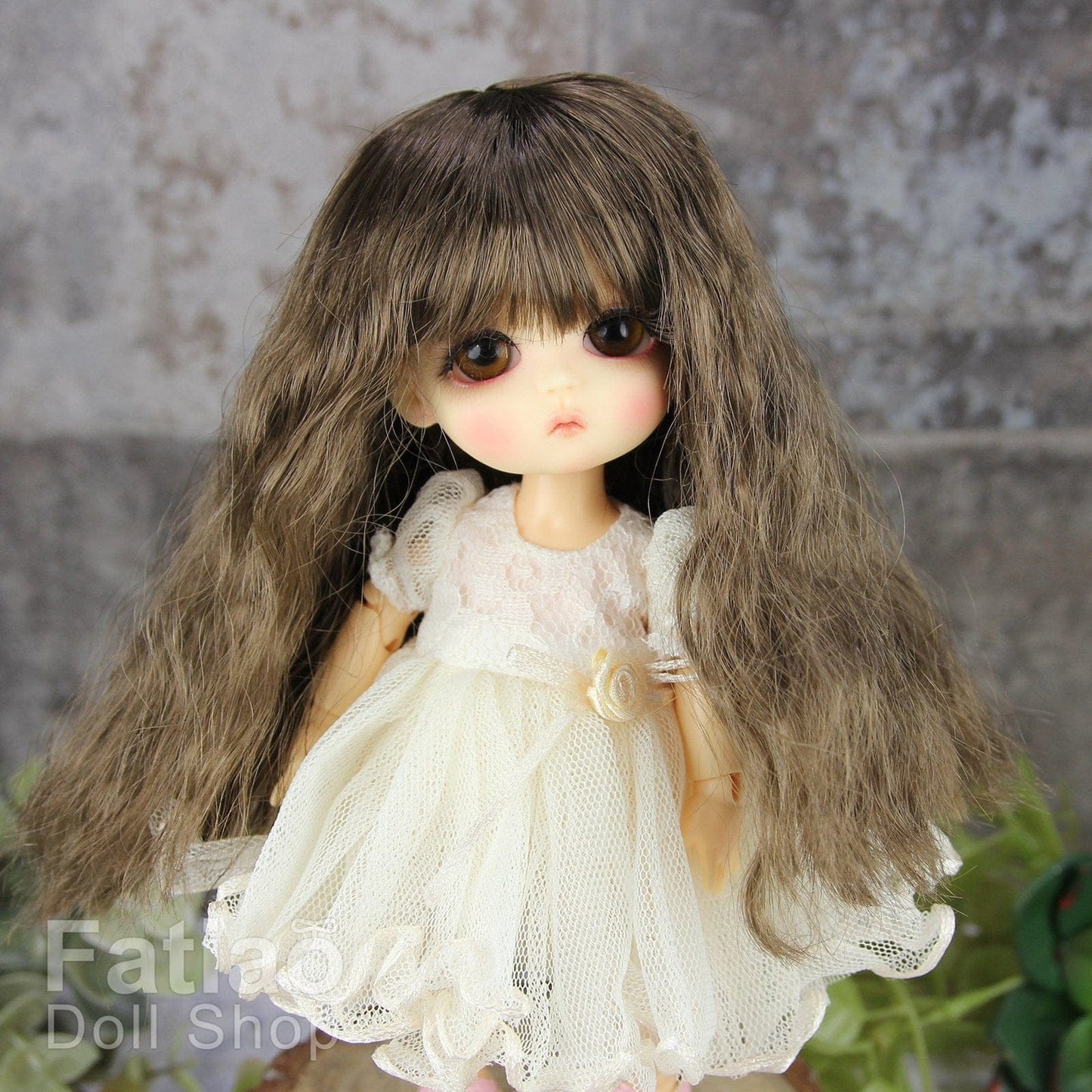 【Fatiao Doll Shop】FWF-402 娃用假髮 多色 / 5-6吋 BJD 8分