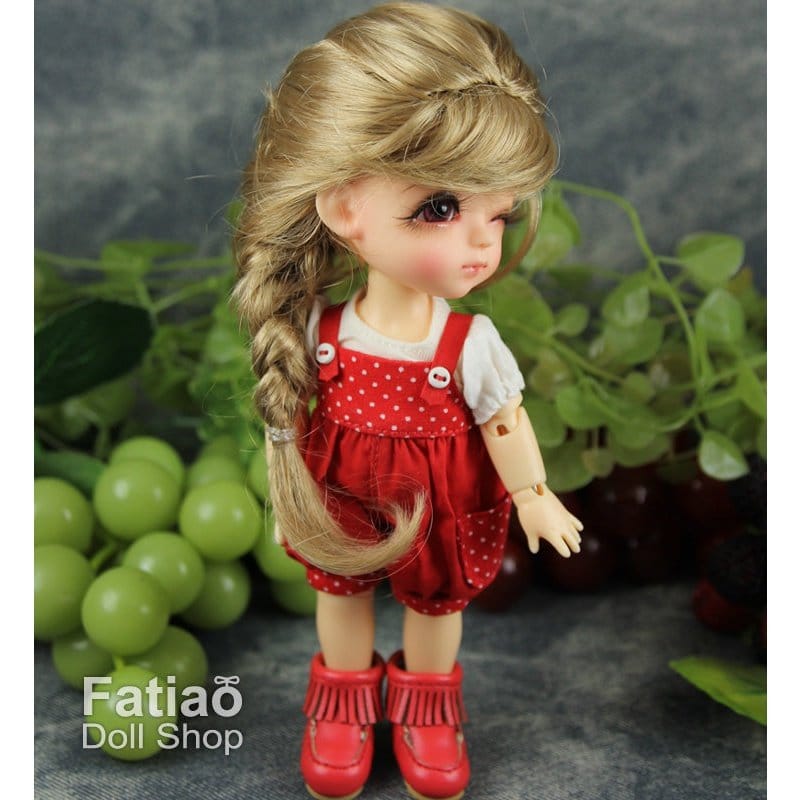 【Fatiao Doll Shop】FWF-413 娃用假髮 多色 / 5-6吋 BJD 8分