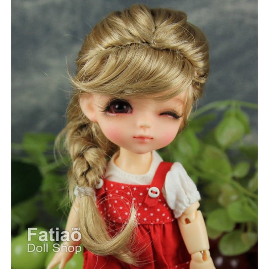 【Fatiao Doll Shop】FWF-413 娃用假髮 多色 / 5-6吋 BJD 8分