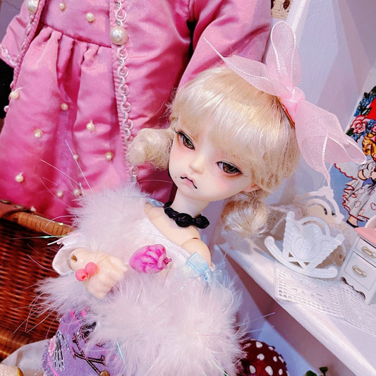 【Fatiao Doll Shop】FWF-571 娃用假髮 多色 / 7-8吋 BJD 4分 iMda3.0
