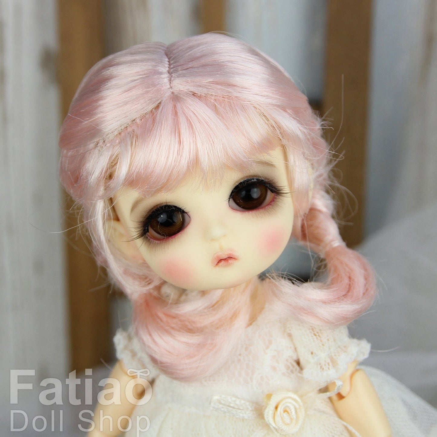 【Fatiao Doll Shop】FWF-656 娃用假髮 多色 / 5-6吋 BJD 8分