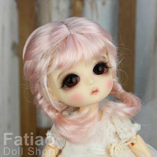 【Fatiao Doll Shop】FWF-656 娃用假髮 多色 / 5-6吋 BJD 8分