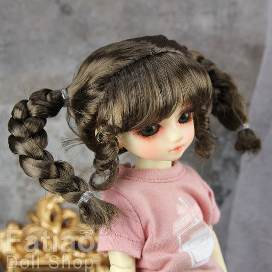 【Fatiao Doll Shop】FWF-664 娃用假髮 多色 / 6-7吋 BJD 6分 iMda2.6