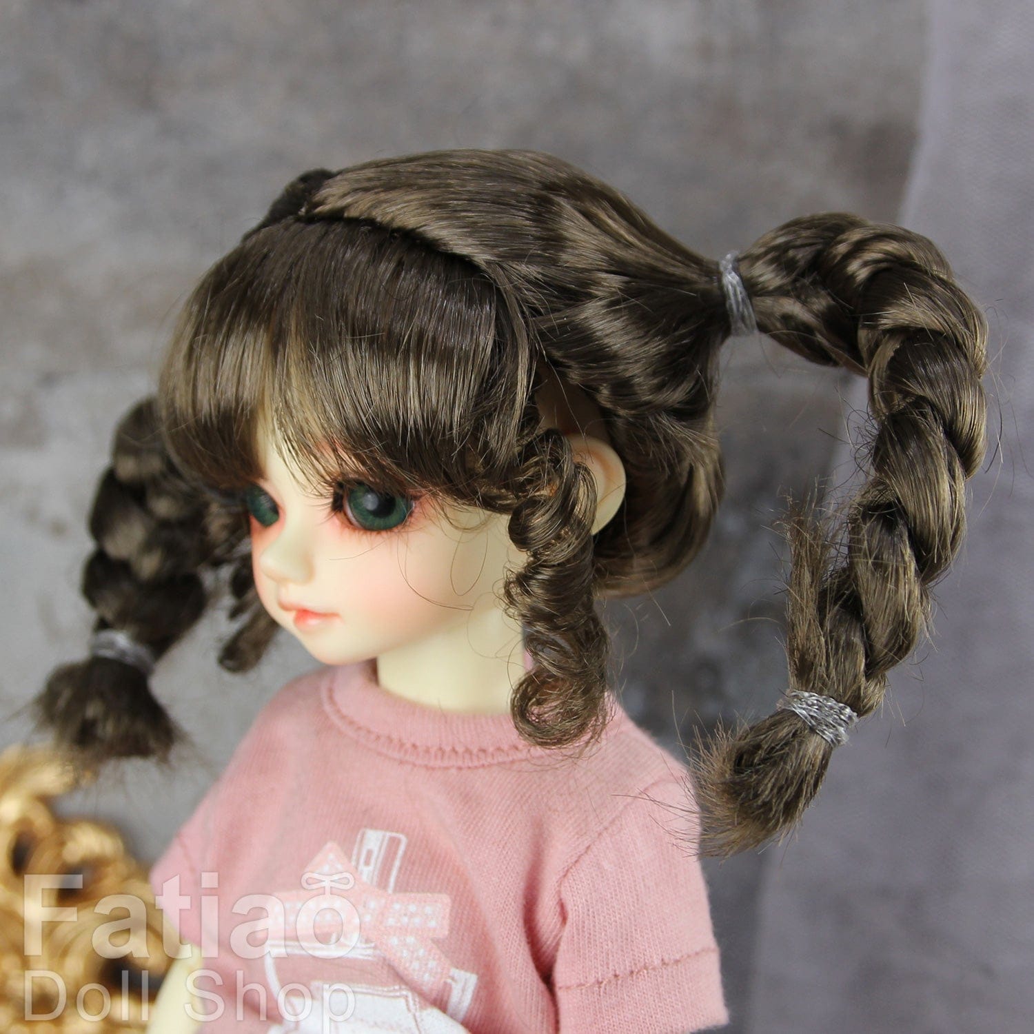 【Fatiao Doll Shop】FWF-664 娃用假髮 多色 / 6-7吋 BJD 6分 iMda2.6