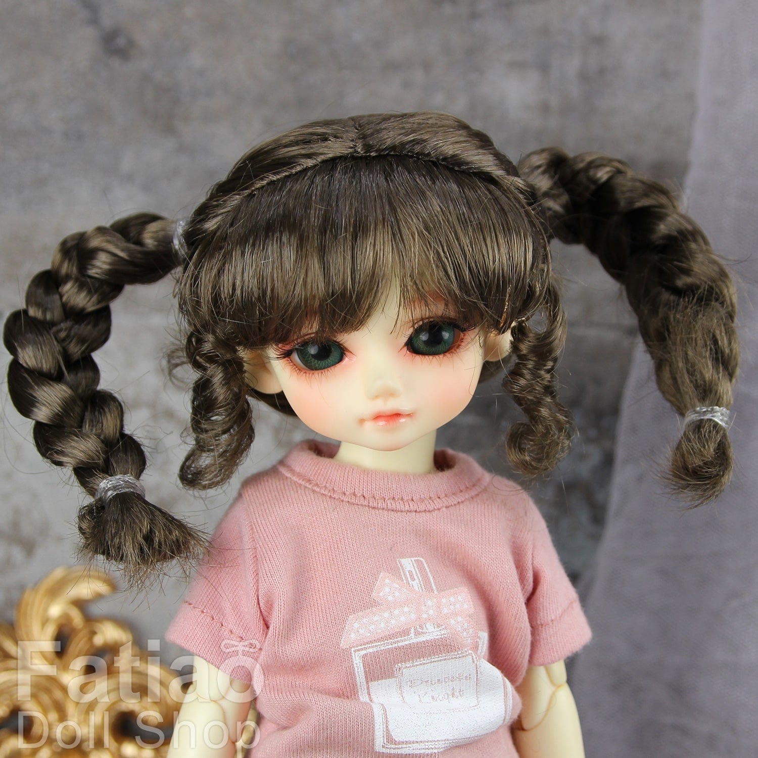 【Fatiao Doll Shop】FWF-664 娃用假髮 多色 / 6-7吋 BJD 6分 iMda2.6