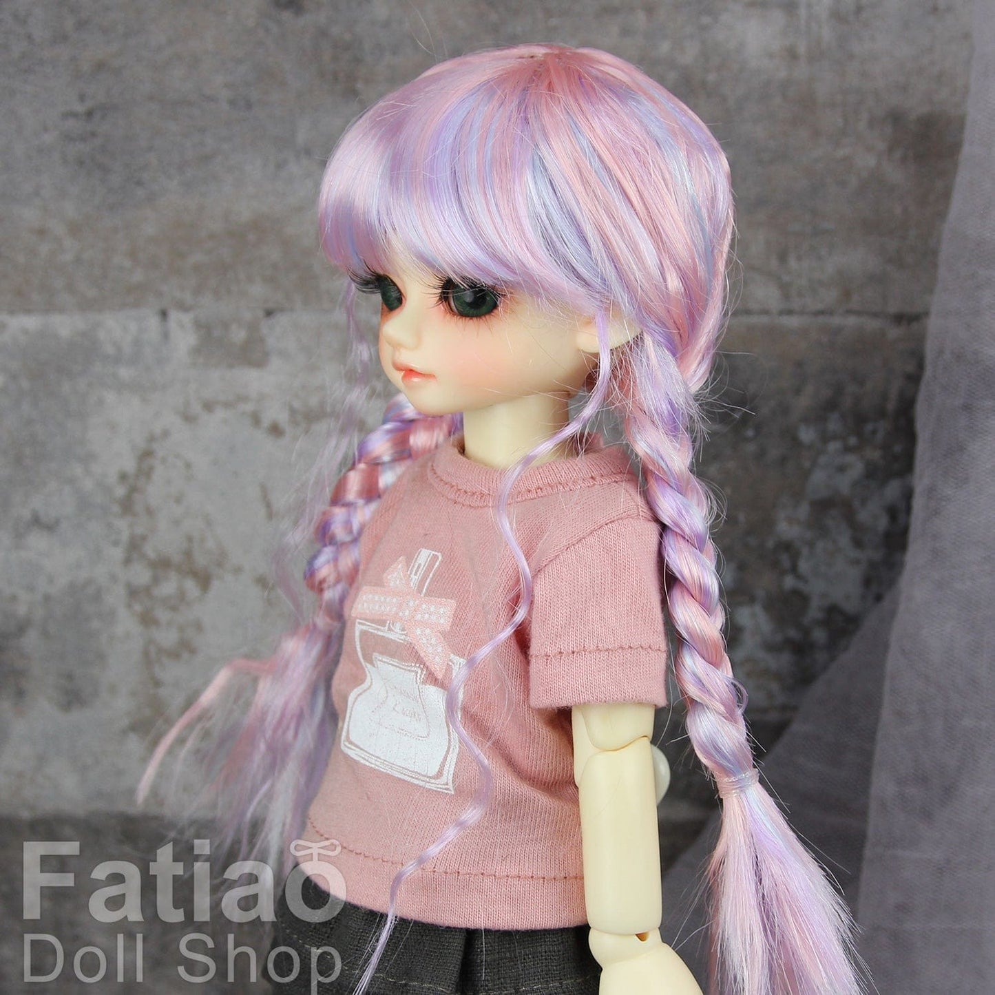 【Fatiao Doll Shop】FWF-691 娃用假髮 多色 / 6-7吋 BJD 6分 iMda2.6