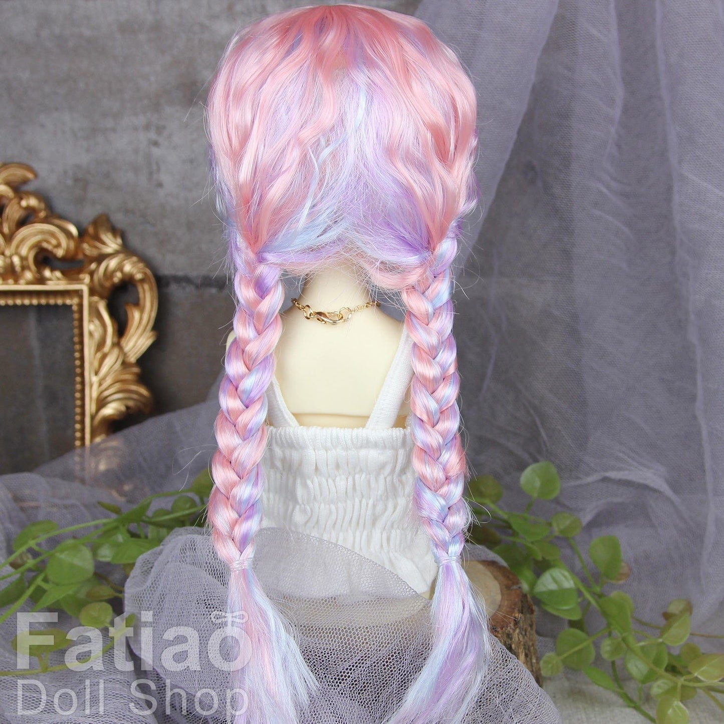 【Fatiao Doll Shop】FWF-691 娃用假髮 多色 / 7-8吋 BJD 4分