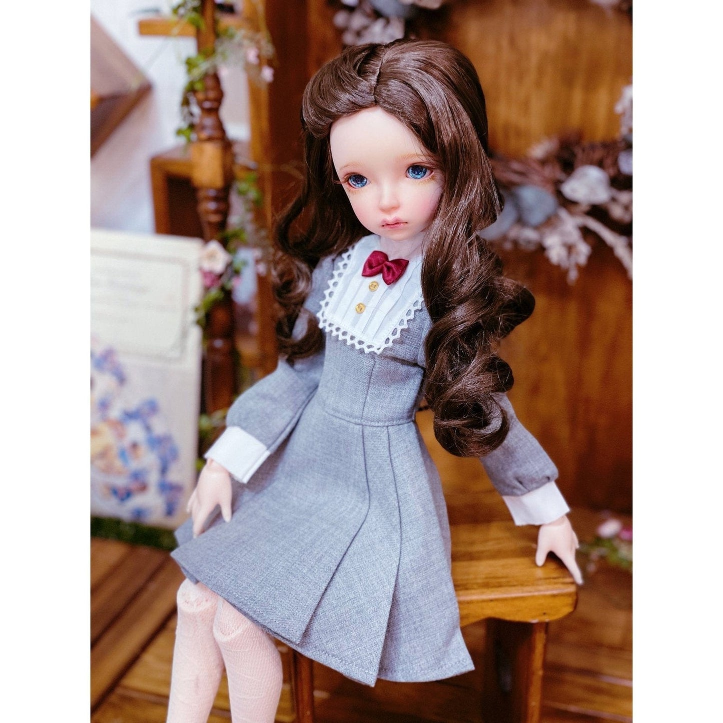 【Fatiao Doll Shop】FWF-433 ベビーウィッグ マルチカラー/8-9インチ BJD DD 3点