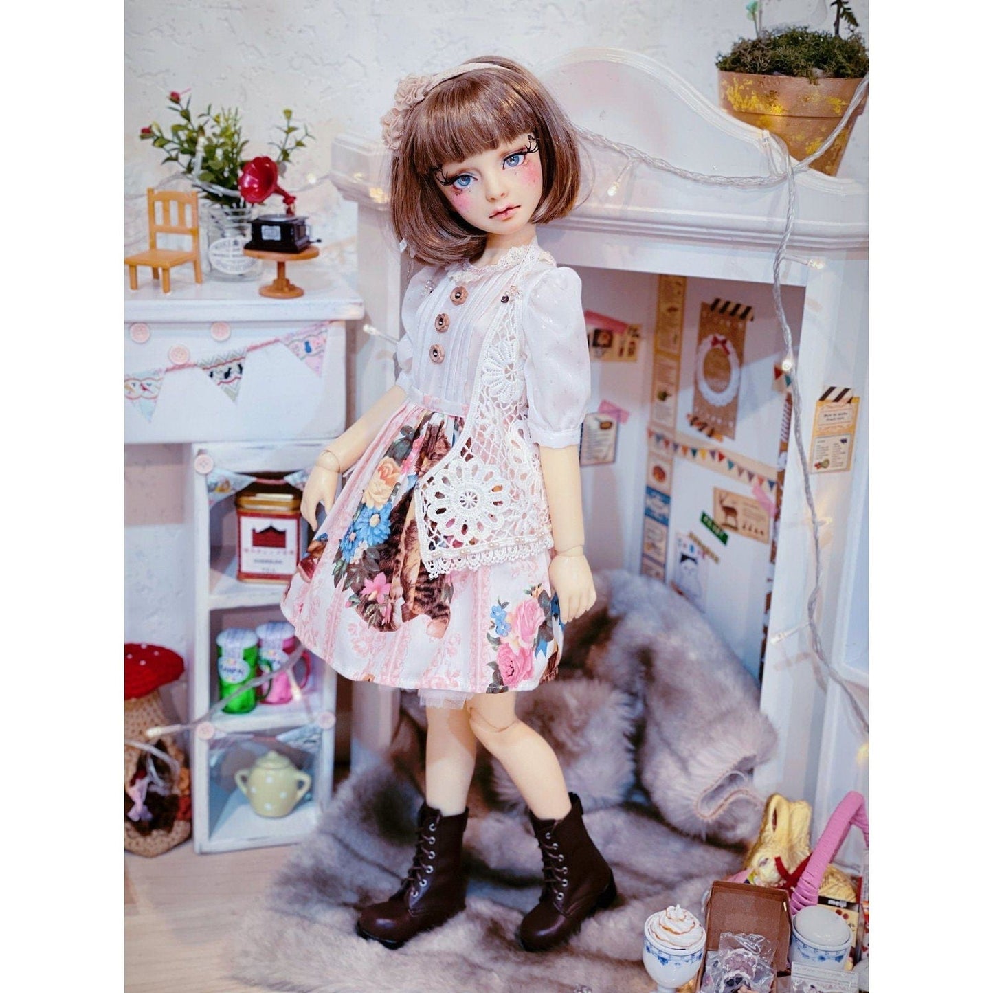 【Fatiao Doll Shop】FWF- 娃用假髮 多色 BJD DD MDD