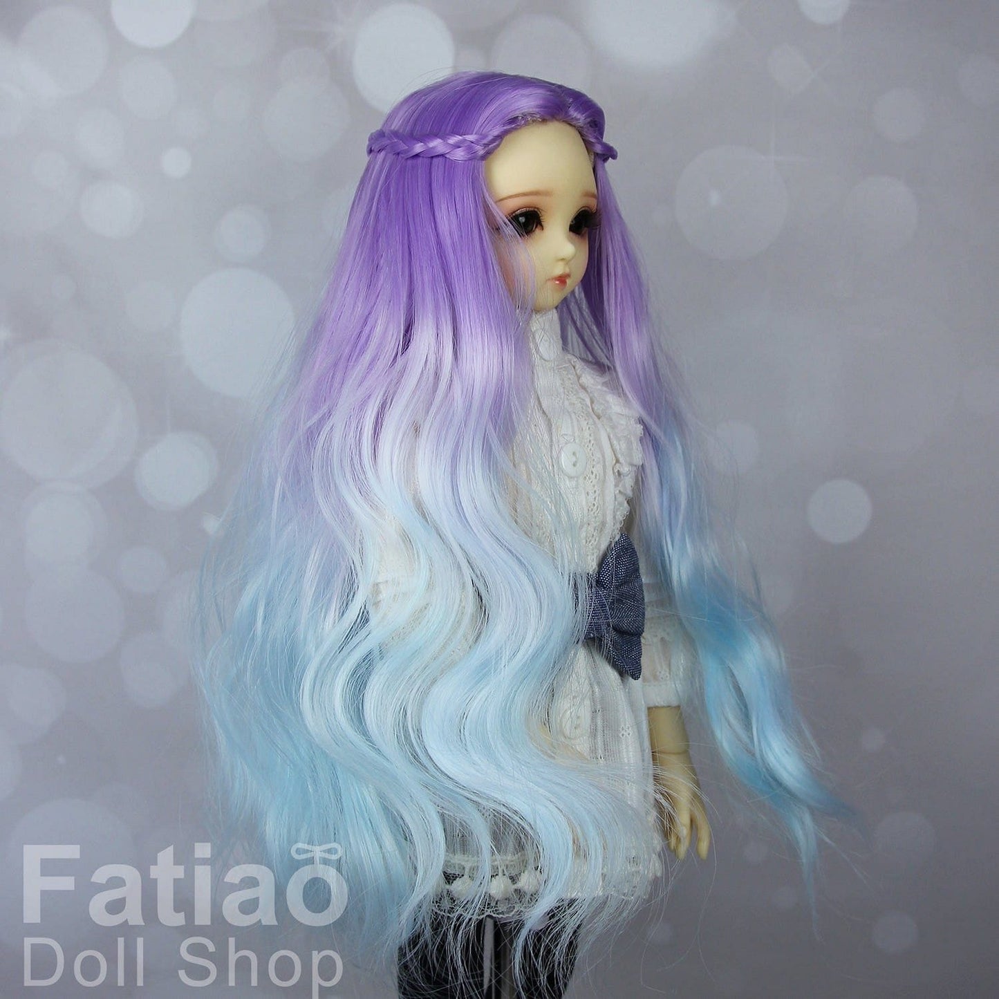 【Fatiao Doll Shop】FWS- 娃用假髮 藍紫漸層 BJD